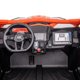 2025 2X24V CAN AM MAVERICK 4X4 2 Seater DELUXE Kids Ride On Car with Remote Control