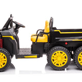 2026 6 WHEEL TRACTOR 24V 2 SEATER KIDS RIDE ON CAR WITH REMOTE CONTROL