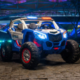 2025 24V Dune Buggy UTV 4X4 2 Seater DELUXE Kids Ride On Car top car