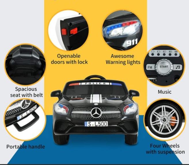 2025 Mercedes Benz 12V SL500 Kids Ride On Car with Remote Control