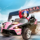 Slingshot Style 12V 2 Seater Kids Ride On Car with Remote Control