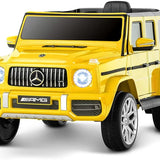 2025 Mercedes Benz G63 AMG 12V G Wagon Kids Ride On Car with Remote Control yellow
