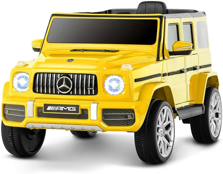 2025 Mercedes Benz G63 AMG 12V G Wagon Kids Ride On Car with Remote Control yellow