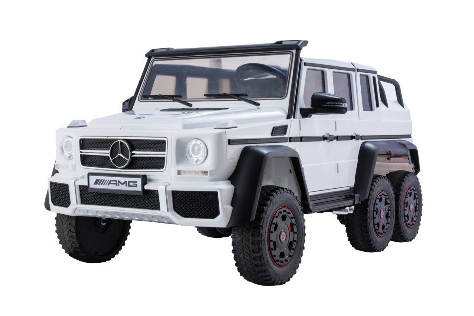 2025 Mercedes Benz G Wagon G63 6x6 24V 2Seater Car with Remote Control white