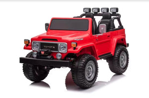 PREORDER 2024 24V Toyota FJ-40 2 Seater Kids Ride On Car with Remote Control DELUXE