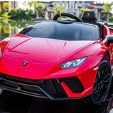 2026 12V Lamborghini Huracan DELUXE Kids Electric Ride On Car with Remote Control