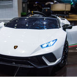 2026 12V Lamborghini Huracan DELUXE Kids Electric Ride On Car with Remote Control