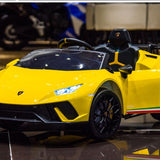 2026 12V Lamborghini Huracan DELUXE Kids Electric Ride On Car with Remote Control