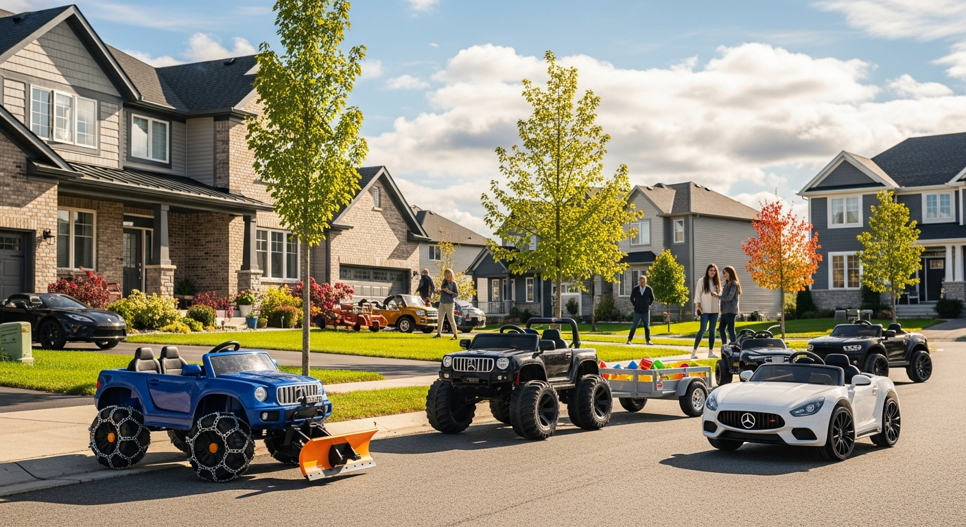 Just moved into a suburban Toronto home? Discover the top all-season ride-on cars your kids will enjoy across driveways, parks, and backyards—perfect for new family routines.