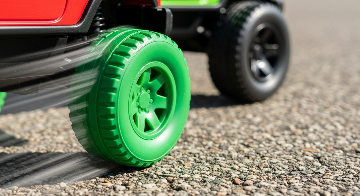 Did you know the tires on your child’s ride-on car can greatly impact safety and comfort? Discover why EVA rubber tire-equipped ride-ons are the smarter, smoother choice for Toronto families in 2026 — only at Toronto Toys.