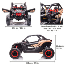 Load image into Gallery viewer, 2024 2X24V CAN AM MAVERICK 4X4 2 Seater DELUXE Kids Ride On Car with Remote Control