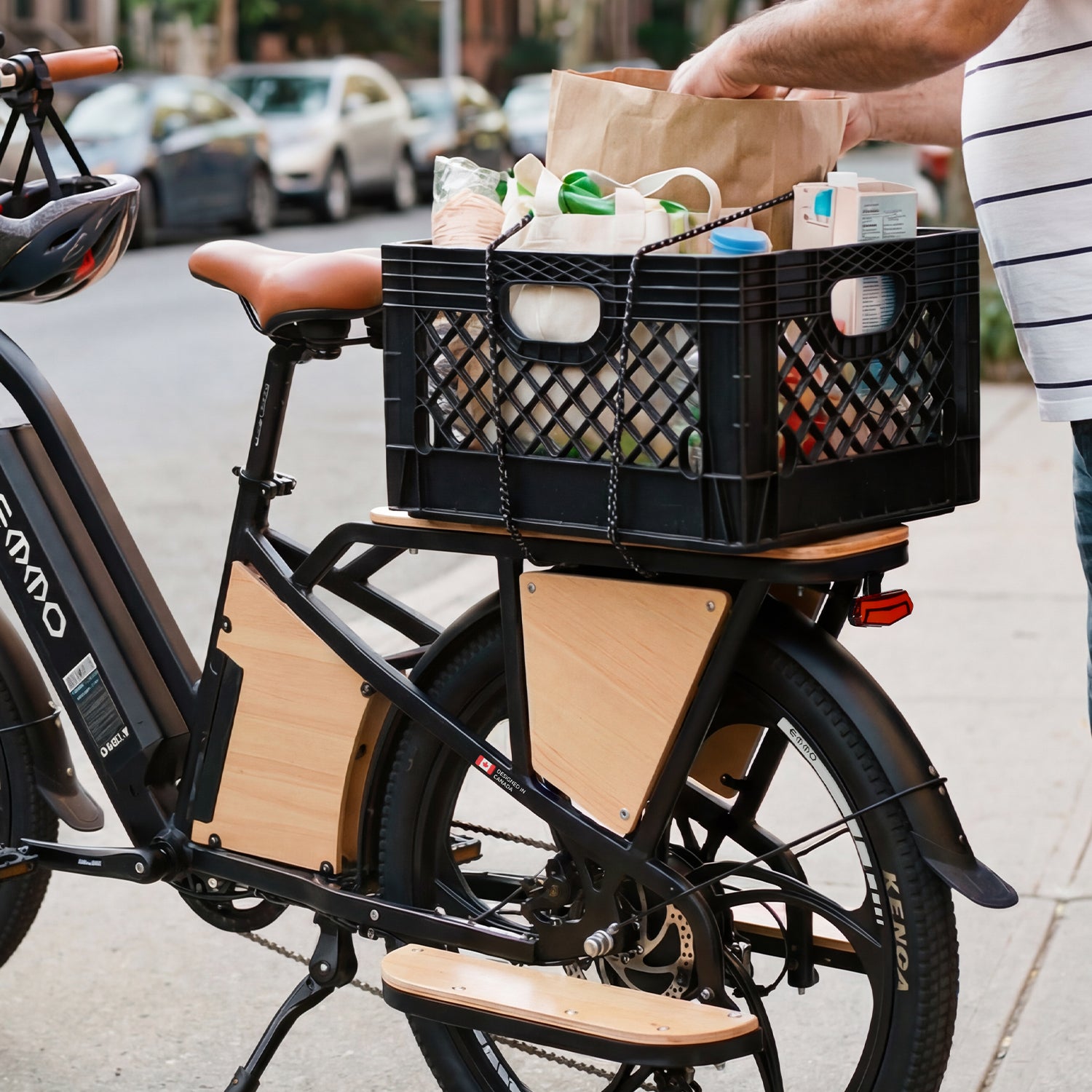 EMMO Ehaul Pro Cargo Electric Bike Adults - Step Thru - 750W - Rear Cargo Seat - UL Certified