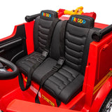 24V Fire Truck 2-Seater Ride On Kids Car with Remote Control