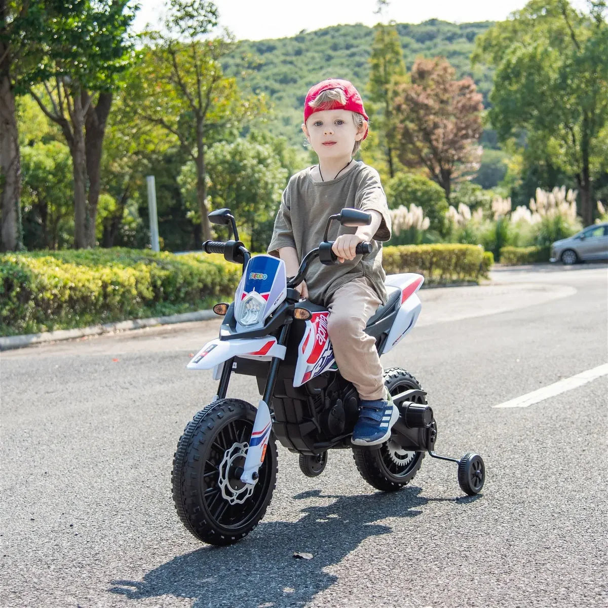 Kids Ride Motorcycle Aprilia 12V Kids Ride On Motorcycle for Age 3 to 8 – Toronto Toys