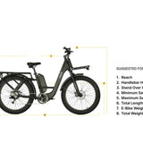 Ambition Fat Tire Elite Step-Thru eBike (F27e)