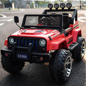 2024 12V Jeep Wrangler Style Kids Ride On Car with Remote Control for Age 1-6