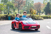 Load image into Gallery viewer, PREORDER 2023 48V XXL Porsche Panamara Style Rocket 2 Seater Big Ride on Car for Kids AND Adults