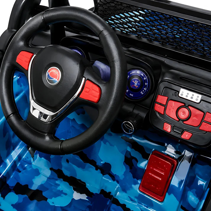 2026 Camo Jeep 12V Kids Ride On Car with Remote Control