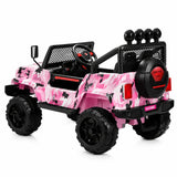 2026 Camo Jeep 12V Kids Ride On Car with Remote Control