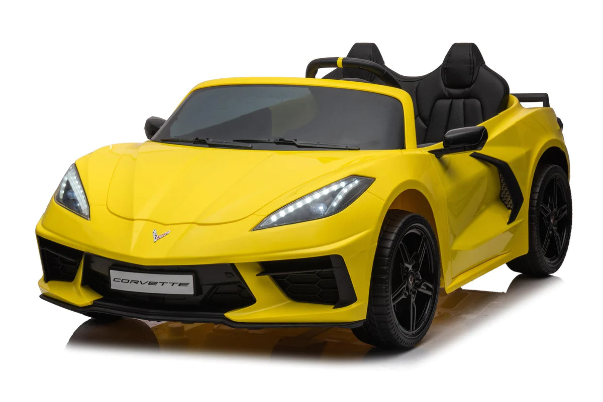 2025 24V Chevrolet Corvette C8 2 Seater DELUXE EDITION Kids Ride on Car with Remote Control