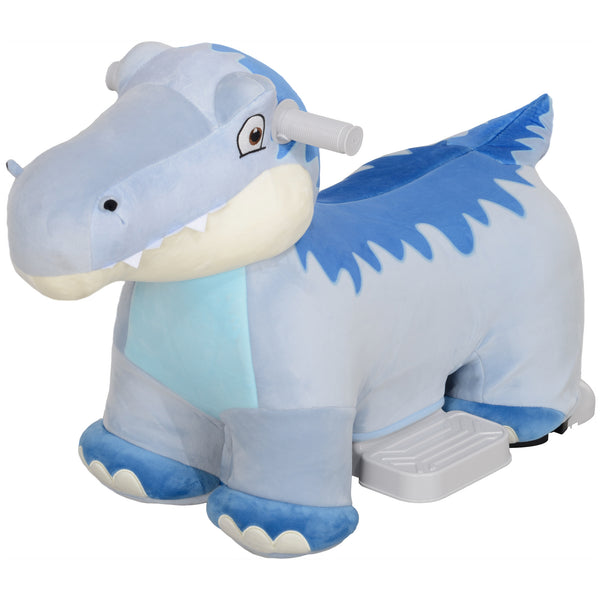 Qaba 6V Kids Electric Ride on Animal Tyrannosaurus with Music Forward for Aged 18-36 Months