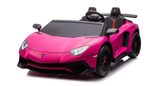 Load image into Gallery viewer, 2024 24V Lamborghini Aventador 2 Seater Kids Ride on Car with Brushless Motor