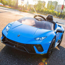 Load image into Gallery viewer, 2024 12V Lamborghini Huracan 4X4 DELUXE Kids Electric Ride On Car with Remote Control