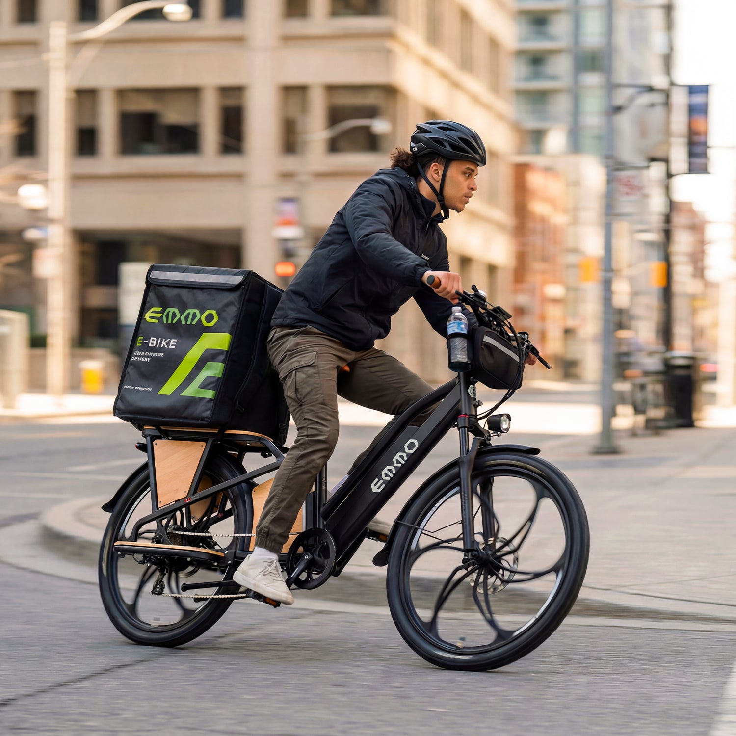EMMO Ehaul Pro Cargo Electric Bike Adults - Step Thru - 750W - Rear Cargo Seat - UL Certified