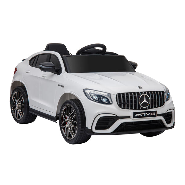 Aosom 12V Toddler Ride On Car with Remote Control, Mercedes Benz AMG GLC63S Coupe, Electric Car with 2 Speed, MP3 Player, Light, Horn, Songs, Suspension
