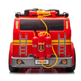 24V Fire Truck 2-Seater Ride On Kids Car with Remote Control