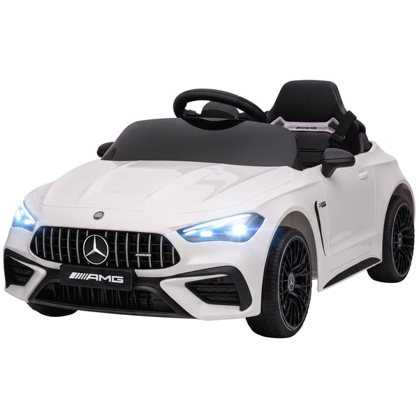 Qaba 12V Electric Car for Kids Licensed Mercedes AMG CLE 53 with Remote, Suspension, Lights, Music for 37-72 Months
