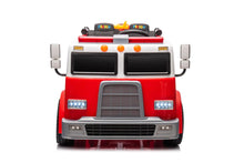 Load image into Gallery viewer, PREORDER 24V Fire Truck 2-Seater Ride On Kids Car with Remote Control