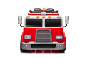 PREORDER 24V Fire Truck 2-Seater Ride On Kids Car with Remote Control