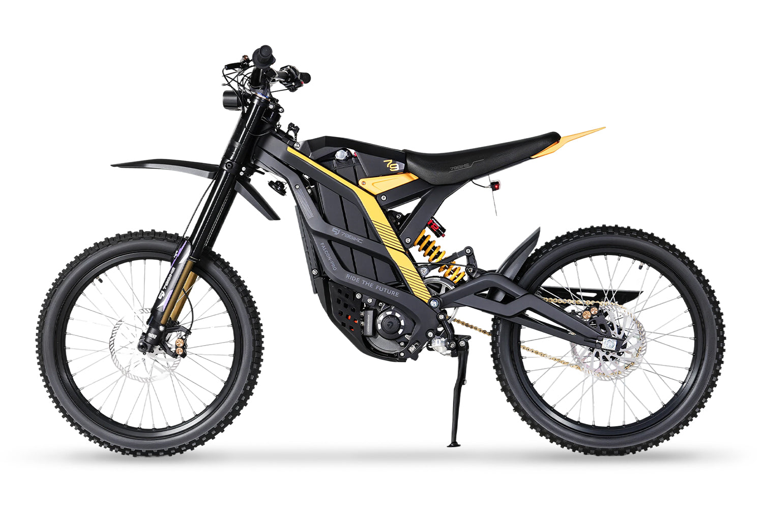 79BIKE FALCON PRO - SKU: FalconPro_SILVERYELLOW