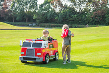 Load image into Gallery viewer, PREORDER 24V Fire Truck 2-Seater Ride On Kids Car with Remote Control