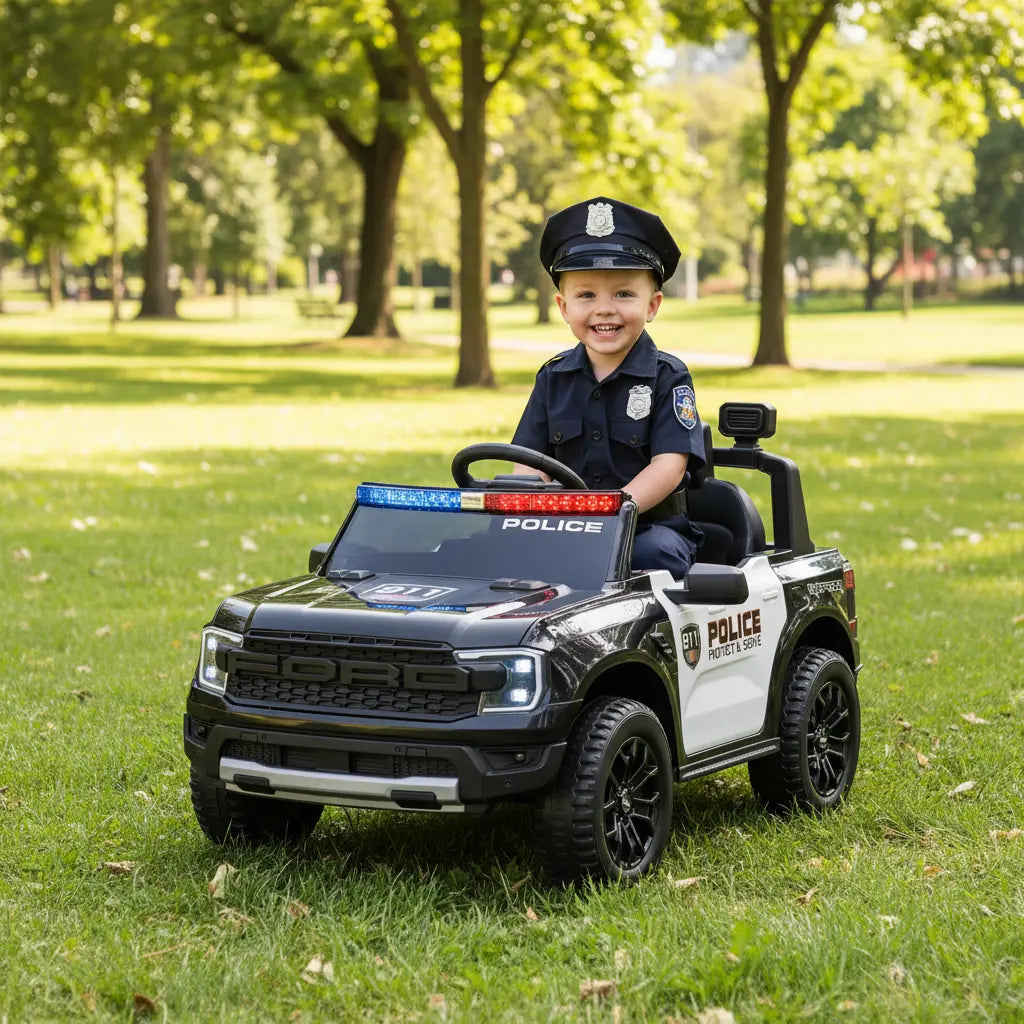 2026 Ford Raptor 12V Kids Ride On Car with Remote Control