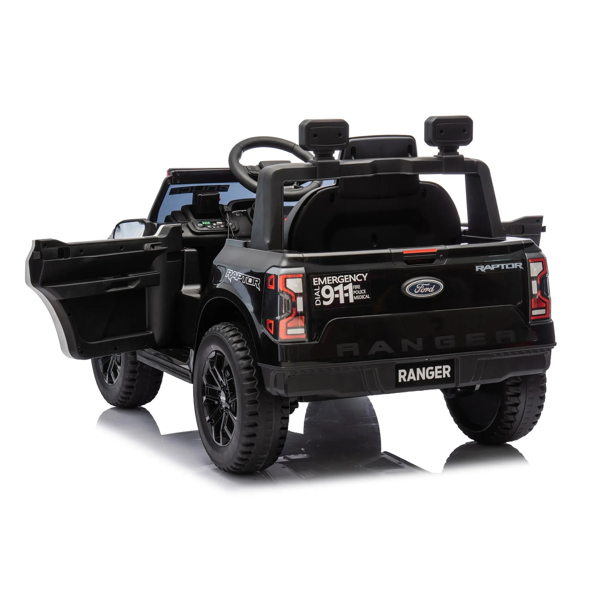2026 Ford Raptor 12V Kids Ride On Car with Remote Control