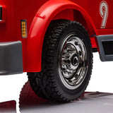 24V Fire Truck 2-Seater Ride On Kids Car with Remote Control