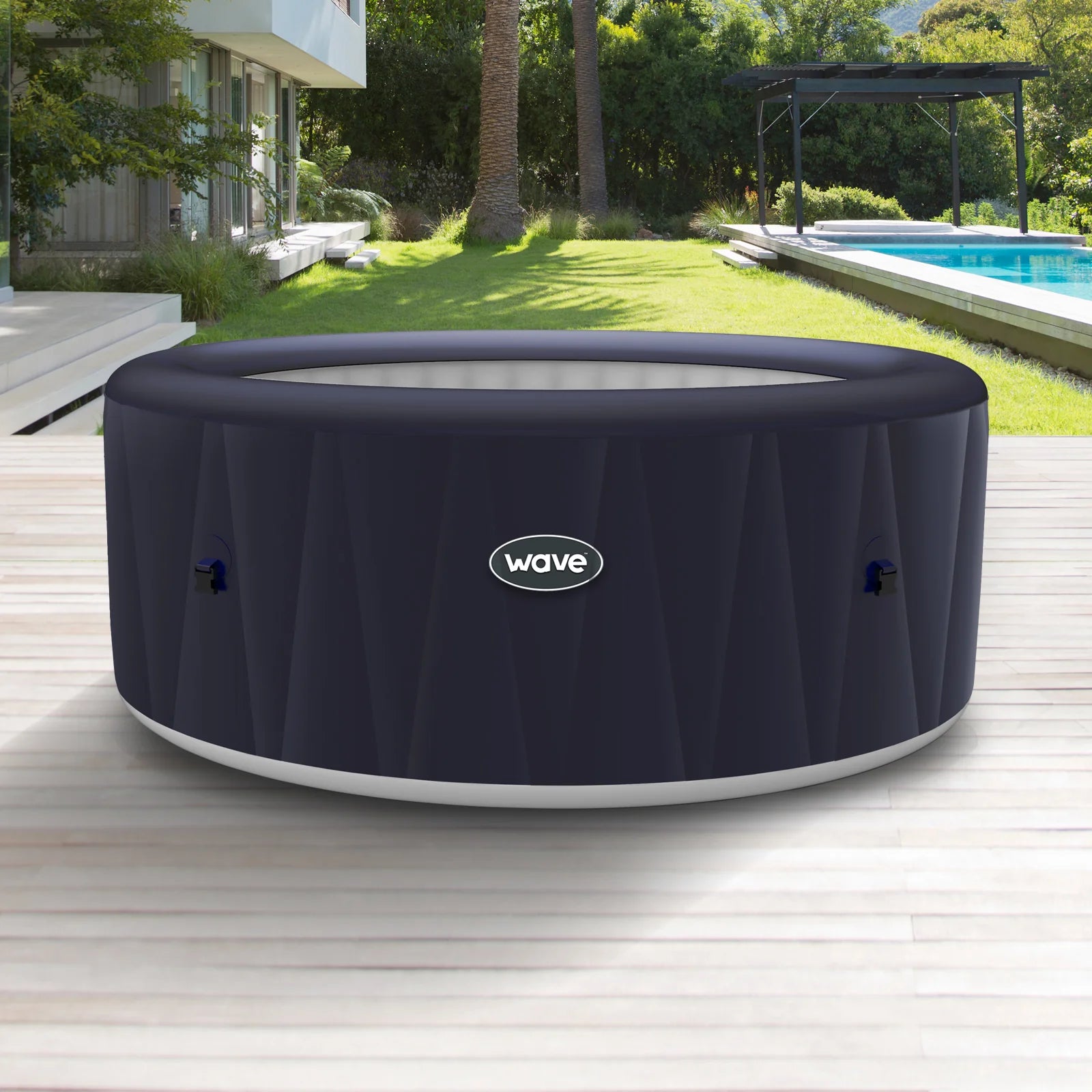 Atlantic Inflatable Hot Tub with Heater by Wave - FREE SHIPPING