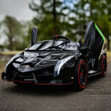 2025 UPGRADED Lamborghini Veneno 2x12V 4X4 2 Seater DELUXE Kids Ride On Car with Remote Control