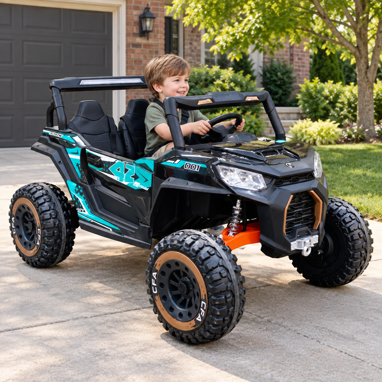 PREORDER Can Am UTV Style 2 Seater 4X4 Kids Ride On Car with Remote