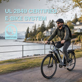 Oiios Cyclon Commuter Electric Bike for Adults - UL Certified - 48V 750W 29 in - Hydraulic Brakes Turn Signals LED Lights