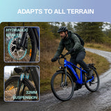 Oiios Cyclon Commuter Electric Bike for Adults - UL Certified - 48V 750W 29 in - Hydraulic Brakes Turn Signals LED Lights