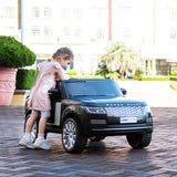 2025 Range Rover HSE 2 Seater 24V Kids Ride On Car With Remote Control DELUXE MODEL WITH LEATHER SEATS AND RUBBER TIRES