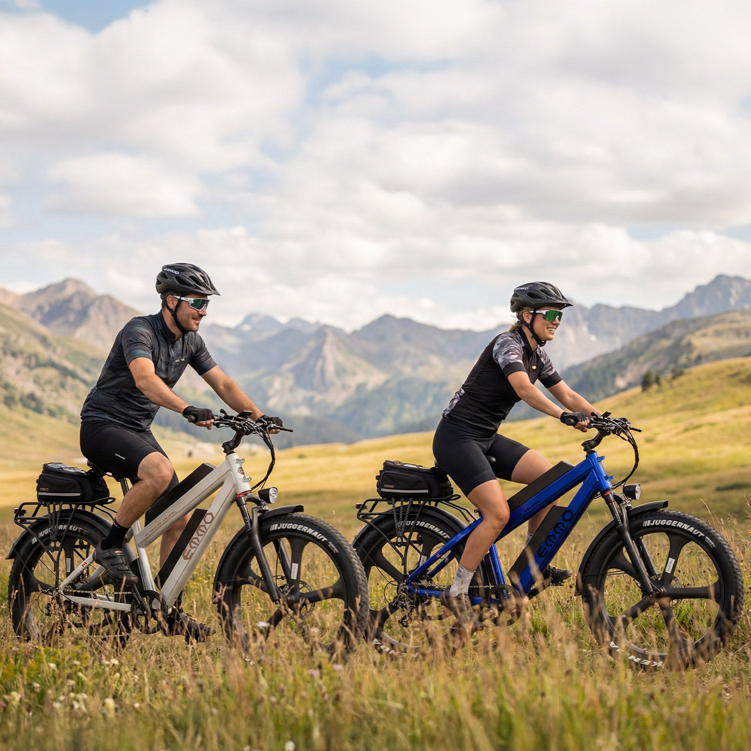 EMMO E-Wild Dual Electric Bike Fat Tire Adults – UL Certified 26\\" All Terrain Ebike – LED Lights, Color Display