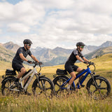 EMMO E-Wild Dual Electric Bike Fat Tire Adults – UL Certified 26\\" All Terrain Ebike – LED Lights, Color Display