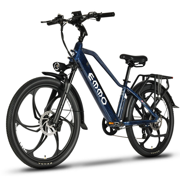 EMMO Trevo Pro Step Over Ebike - UL Certified - 48V17.5Ah Lithium Battery, 500W - 110km Range, Hydraulic Brakes, Color Display