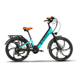 EMMO VMO Pro Electric Bike - Step Thru Commuter Bike 500W - UL 2849 Certified - 48V17.5Ah Battery- Quick Release Adjustable Handlebar Stem