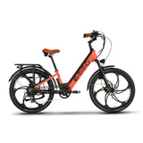 EMMO VMO Pro Electric Bike - Step Thru Commuter Bike 500W - UL 2849 Certified - 48V17.5Ah Battery- Quick Release Adjustable Handlebar Stem