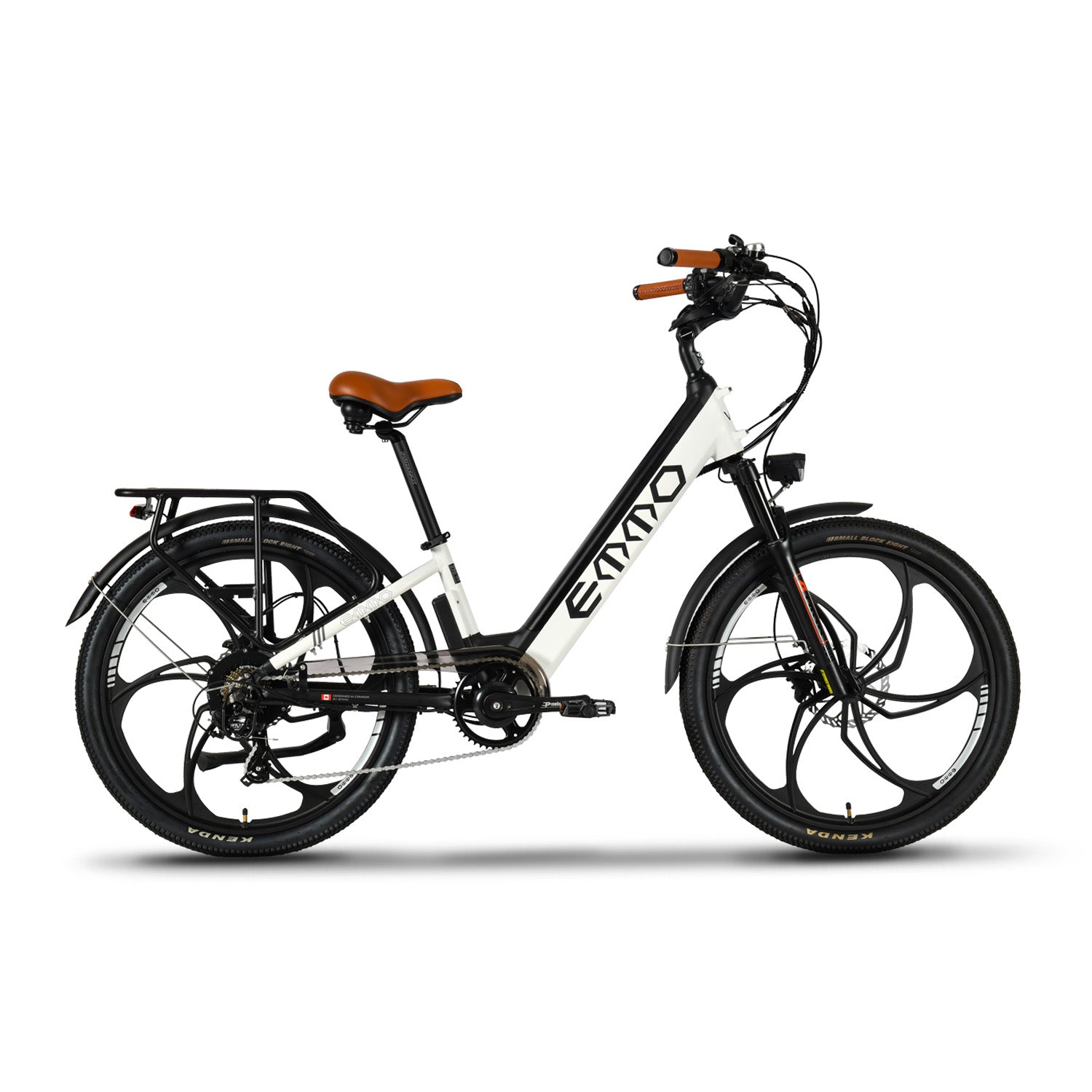 EMMO VMO Pro Electric Bike - Step Thru Commuter Bike 500W - UL 2849 Certified - 48V17.5Ah Battery- Quick Release Adjustable Handlebar Stem